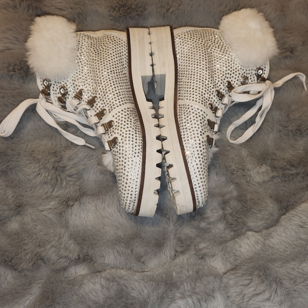 Jessica Simpson Size 9M Prexton Rhinestone Boots - Picture 2 of 9